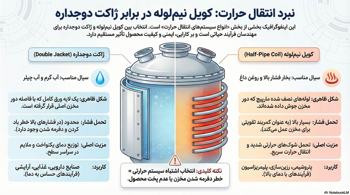 اینفوگرافیک راکتور استیل